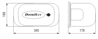 привод Doorhan Swing 5000 габаритные размеры